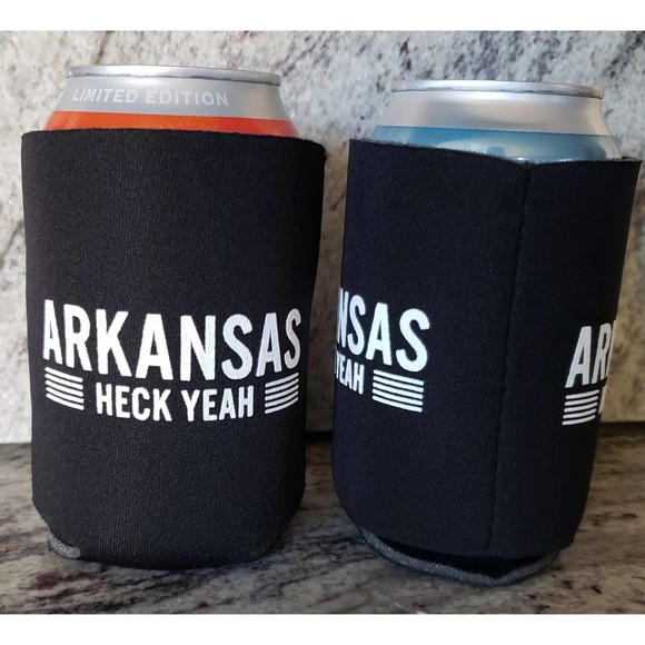 Arkansas Heck Yeah Can/Beer/Soda/Pop Koozie/Coozie~2 Koozies ~ NEW - Picture 3 of 3